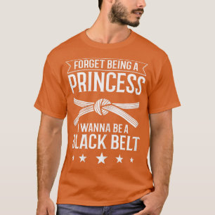 Ausbildung von Frauen Karate Fighter Black Belt B T-Shirt
