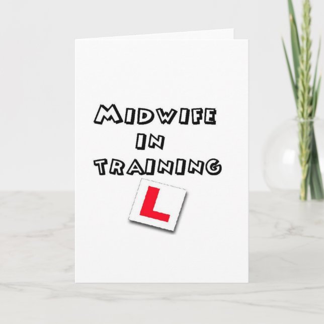 Ausbildung von Hebammen Karte (Vorderseite)