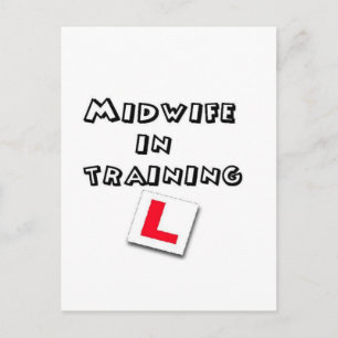 Ausbildung von Hebammen Postkarte