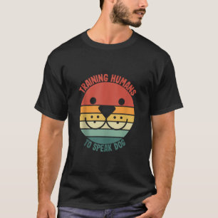 Ausbildung von Menschen, Hund Retrohund Tank Top z