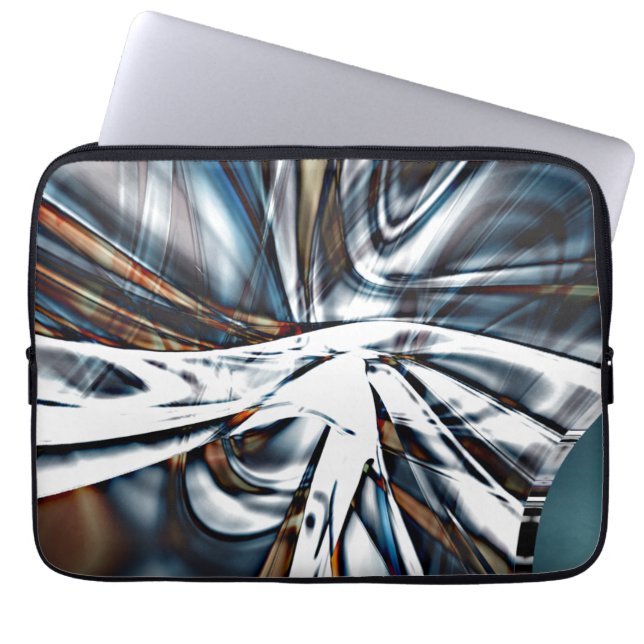 Ausblenden von rustikalen und blinkenden Klippen u Laptopschutzhülle (Vorderseite)