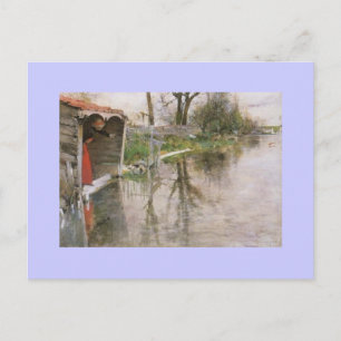 Ausblick auf den Kanal Postkarte