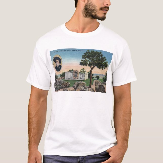 Ausblick-Berg, Colorado T-Shirt (Vorderseite)