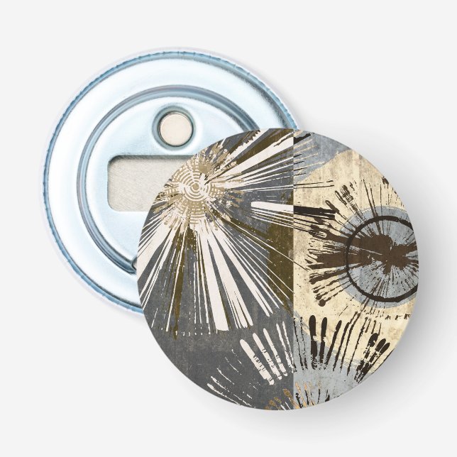 Ausbruch deckt I mit Ziegeln Flaschenöffner (Vorderseite)