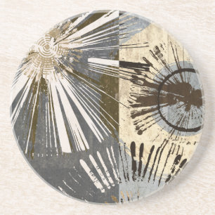 Ausbruch deckt I mit Ziegeln Sandstein Untersetzer