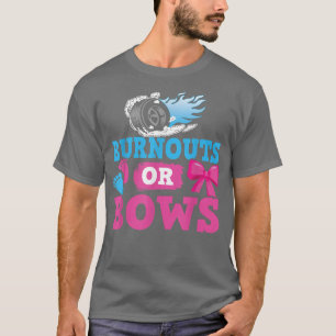 Ausbrüche oder Bows Funny Gender Reveal Party für T-Shirt