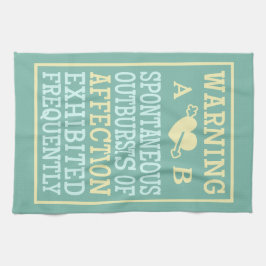 Ausbrüche von Zuneigung, handtuch aus Monogramm