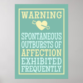 Ausbrüche von Zuneigung-Poster Poster