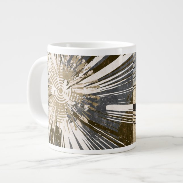 Ausburst Tiles I Jumbo-Tasse (Vorderseite Links)
