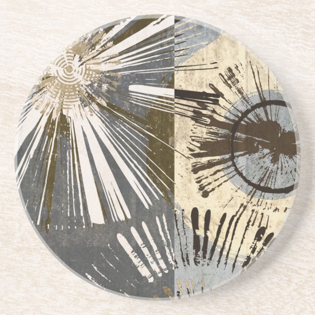 Ausburst Tiles I Sandstein Untersetzer (Vorne)