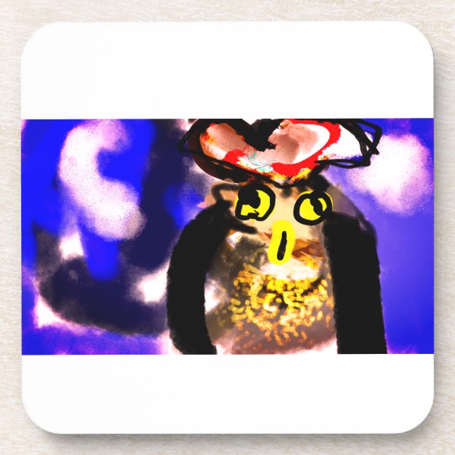 Auschecken Getränkeuntersetzer (Vorderseite)