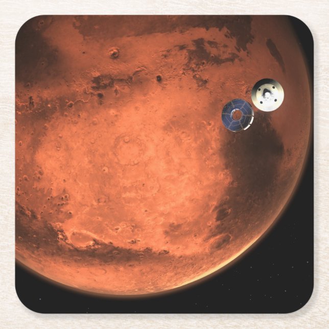 Ausdauer Rover, der seine Bühne der Kreuzfahrt abs Rechteckiger Pappuntersetzer (Vorderseite)