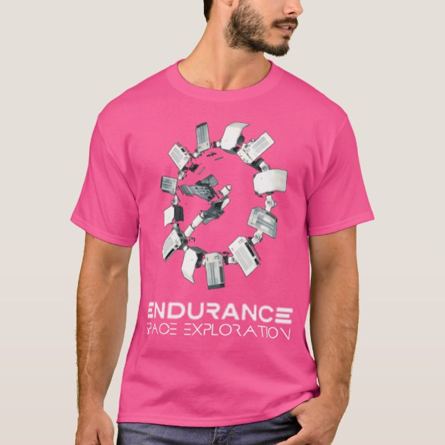 Ausdauer - Weltraumforschung T-Shirt (Vorderseite)