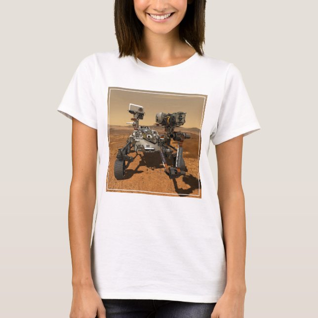 Ausdauerrenderung auf der Oberfläche von Mars. T-Shirt (Vorderseite)