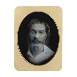 Ausdruck in den Augen von Walt Whitman Magnet
