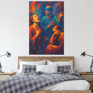 Ausdruck Leinwanddruck