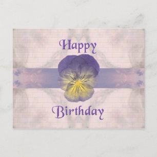 Ausdrücke ~ Geburtstag ~ Pansy Postkarte