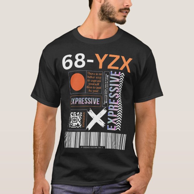 Ausdrückliche motivierend Zeichen, x, Buchstaben u T-Shirt (Vorderseite)