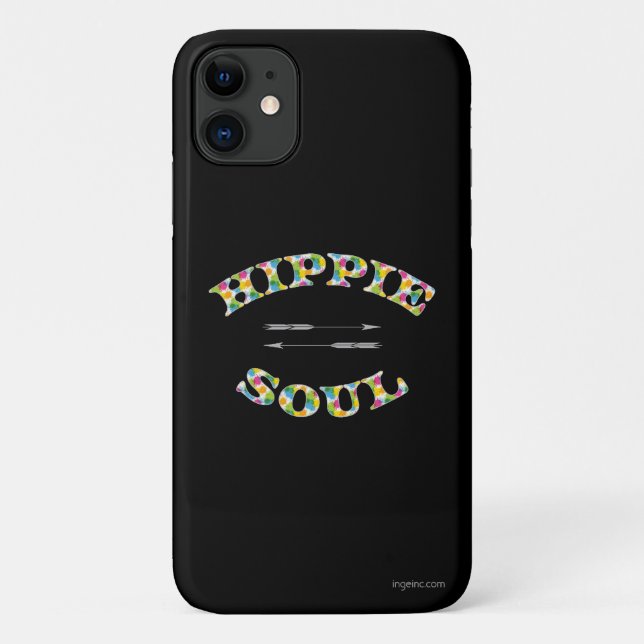 Ausdrückliches Hippie-Soul Einzigartiges Cool Tren Case-Mate iPhone Hülle (Rückseite)