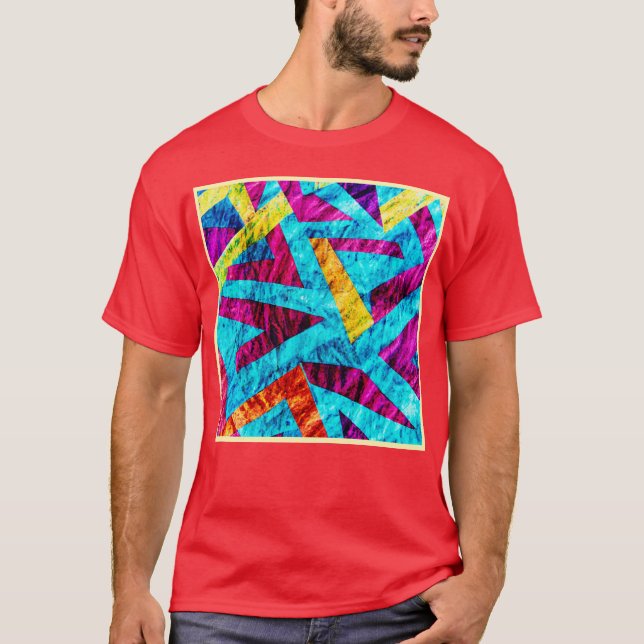 Ausdrückliches Muster T-Shirt (Vorderseite)