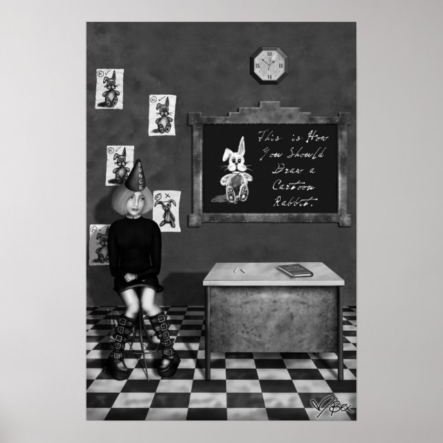 Ausdrucksminderung Poster (Vorne)