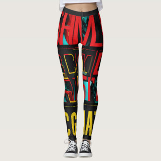 Ausdrucksweise: Multiprint-Leggings - Design Leggings