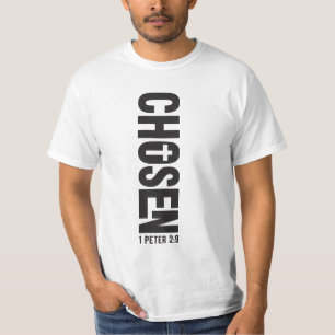 Auserwählt 1. Petrus 2:9 T-Shirt   Königlich & Aus