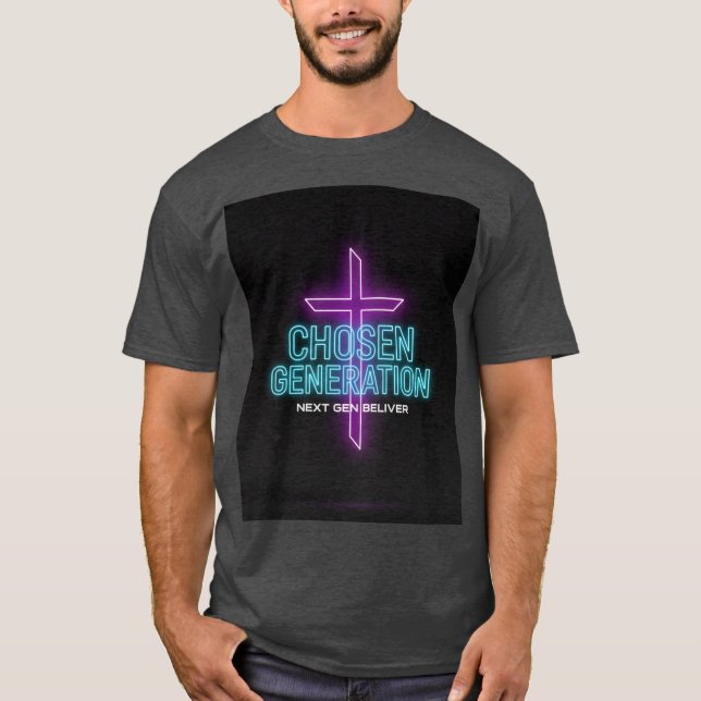 Auserwählte-Generation-Christen-Männer-T-Shirt T-Shirt (Vorderseite)