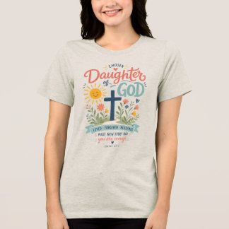 Auserwählte Tochter Gottes Tri-Blend Shirt