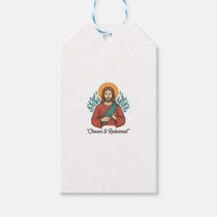 Auserwähltes und Erlöstes Christliches Vintage-Jes Geschenkanhänger