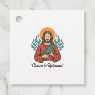 Auserwähltes und Erlöstes Christliches Vintage-Jes Geschenkanhänger