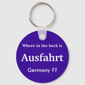 Ausfahrt Germany Schlüsselanhänger