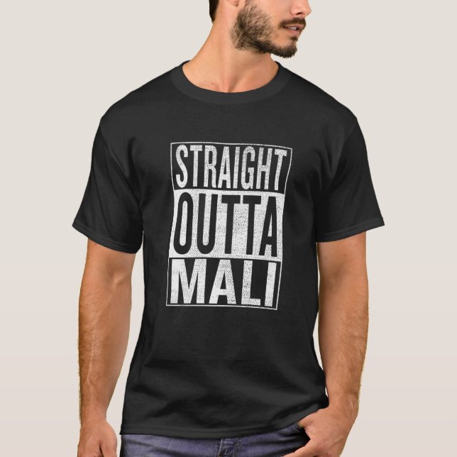 Ausfahrt Mali Grosse Reiseausrüstung T-Shirt (Vorderseite)
