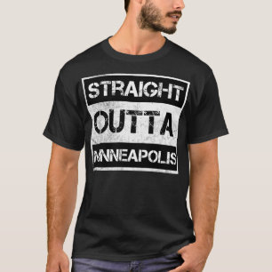 Ausfahrt Minneapolis Minnesota Vintag Distre T-Shirt