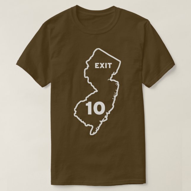Ausfahrt New Jersey 10 T-Shirt (Design vorne)
