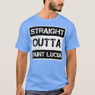 Ausfahrt Saint Lucia Reisenden Land E T-Shirt