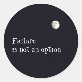 Ausfall in nicht einer Wahl Runder Aufkleber