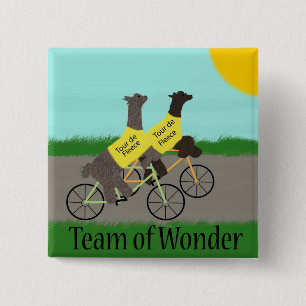 Ausflug de Fleece Team des Wunders Button