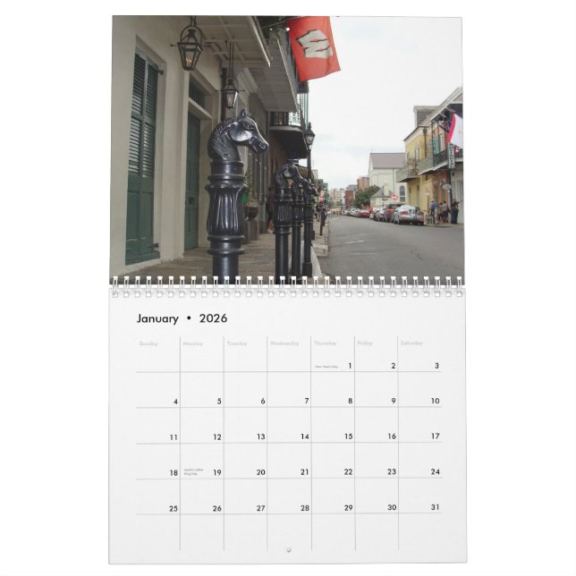 Ausflug des französischen Viertels - Kalender 2010 (Jan 2026)