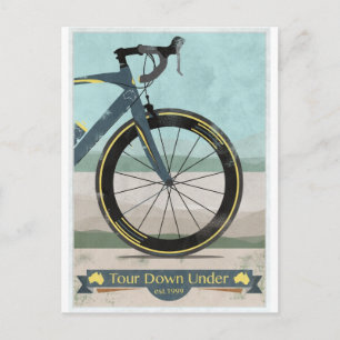 Ausflug unten unter Fahrrad Postkarte