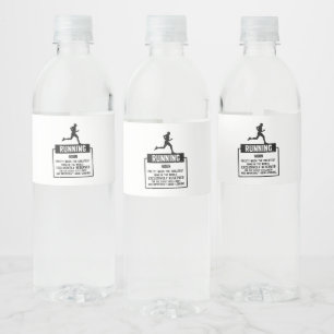Ausführen der Definition Wasserflaschenetikett