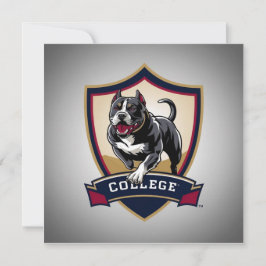 Ausführen des PitBull-Uni-Logos Einladung