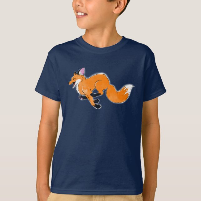 Ausführen von Fox-T - Shirt (Vorderseite)