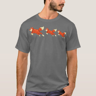 Ausführen von Füchsen EssentialCopy T-Shirt