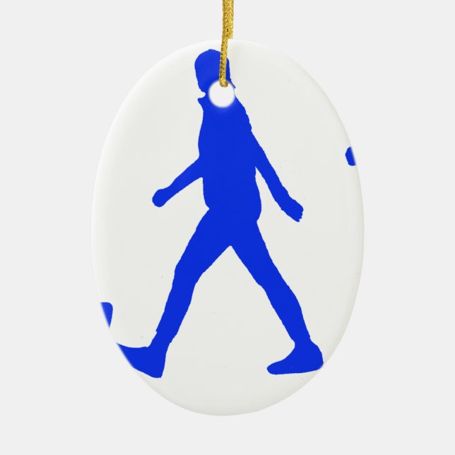 Ausführen von Joggen-Ausführung Keramik Ornament (Vorne)