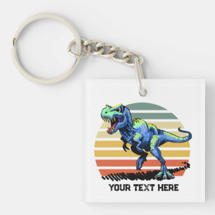Ausführen von T-Rex-Schlüsselanhänger Schlüsselanhänger