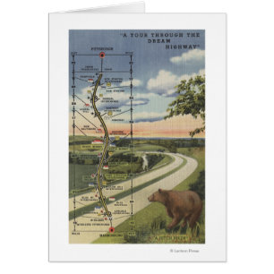 Ausführliche Karte der "Traumlandstraße "