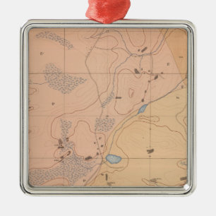 Ausführliches Geologie-Blatt XXI Ornament Aus Metall