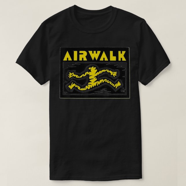 AUSFÜHRUNG VON MAN AIRWALKS SHOES SKATEBOARD  T-Shirt (Design vorne)