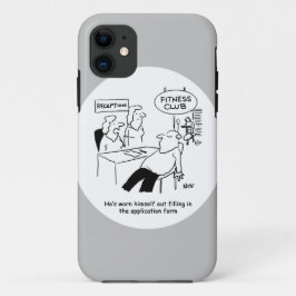 Ausfüllen eines Formulars für den Fitness-Club ent Case-Mate iPhone Hülle